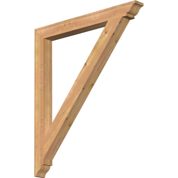Ekena Millwork Traditional Traditional Smooth Bracket, Western Red Cedar, 3 1/2"W x 36"D x 42"H BKT04X36X42TRA01SWR - main